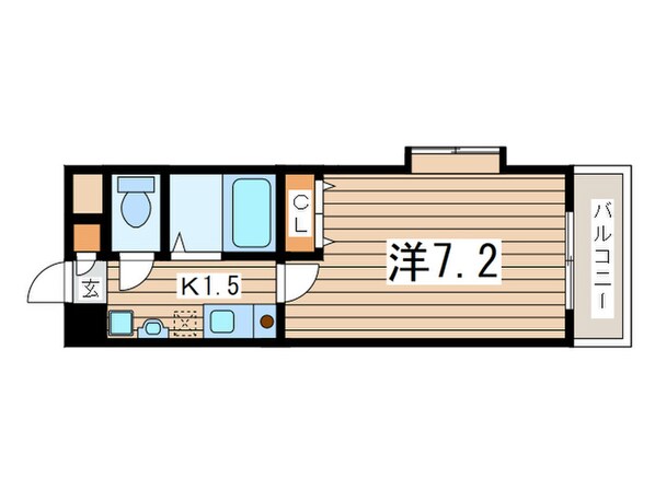 パンジ－　Ｆ－８の物件間取画像